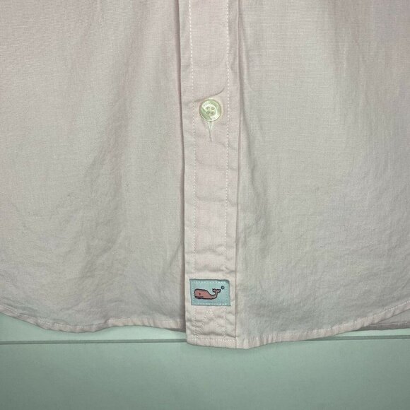 Vineyard Vines Mens Sz Small Classic Murray Shirt Button Down Solid Pink EUC - Picture 4 of 6